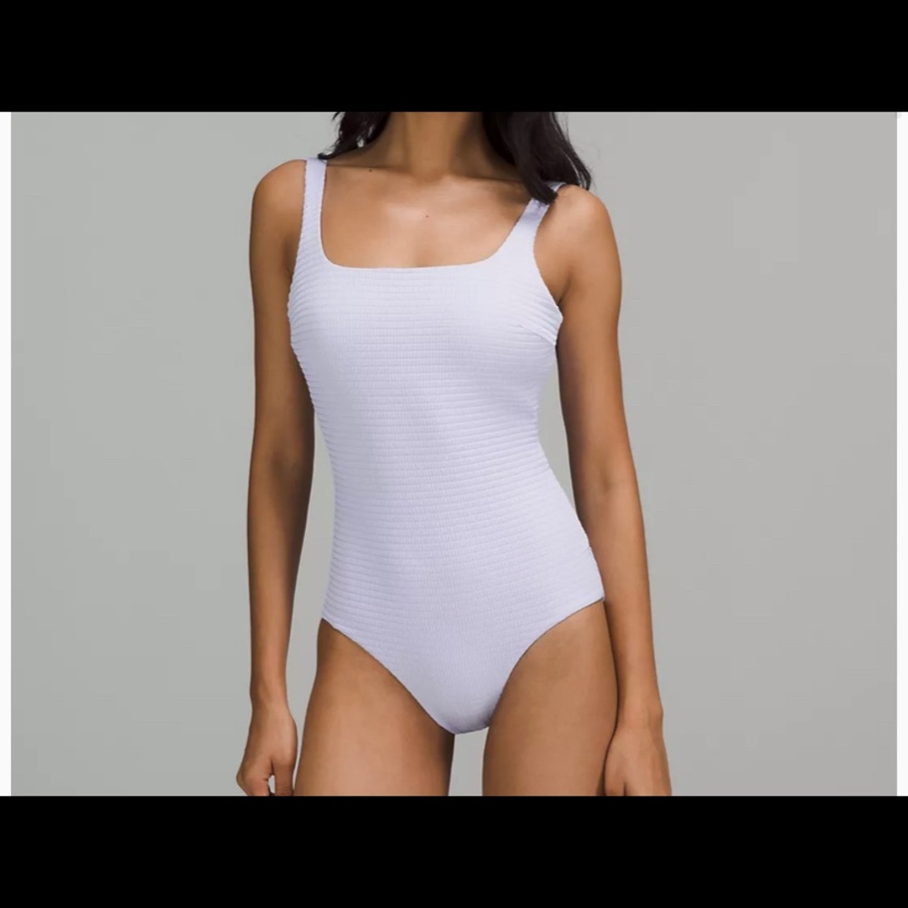 Lululemon Waterside square neck one pc smocked - Picture 4 of 4